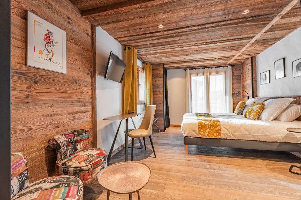 Chalet Charming B And B Les Gets Eksteriør bilde